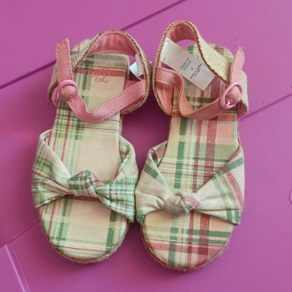 Gap plaid flat espadrilles